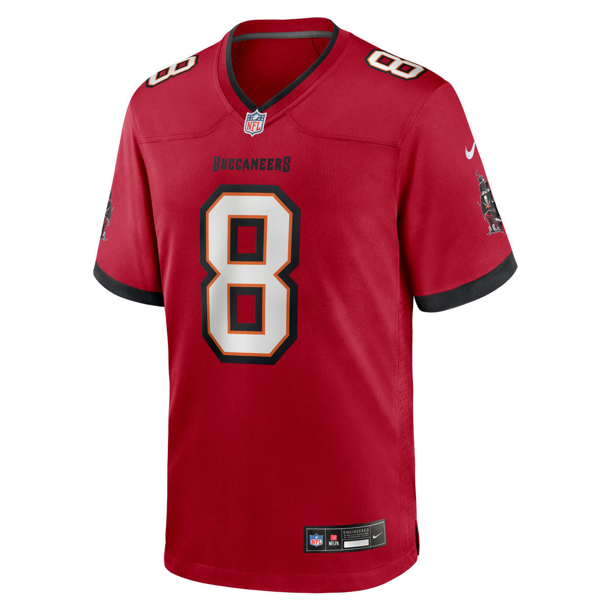 Tampa Bay Buccaneers SirVocea Dennis Red Game Football Jersey