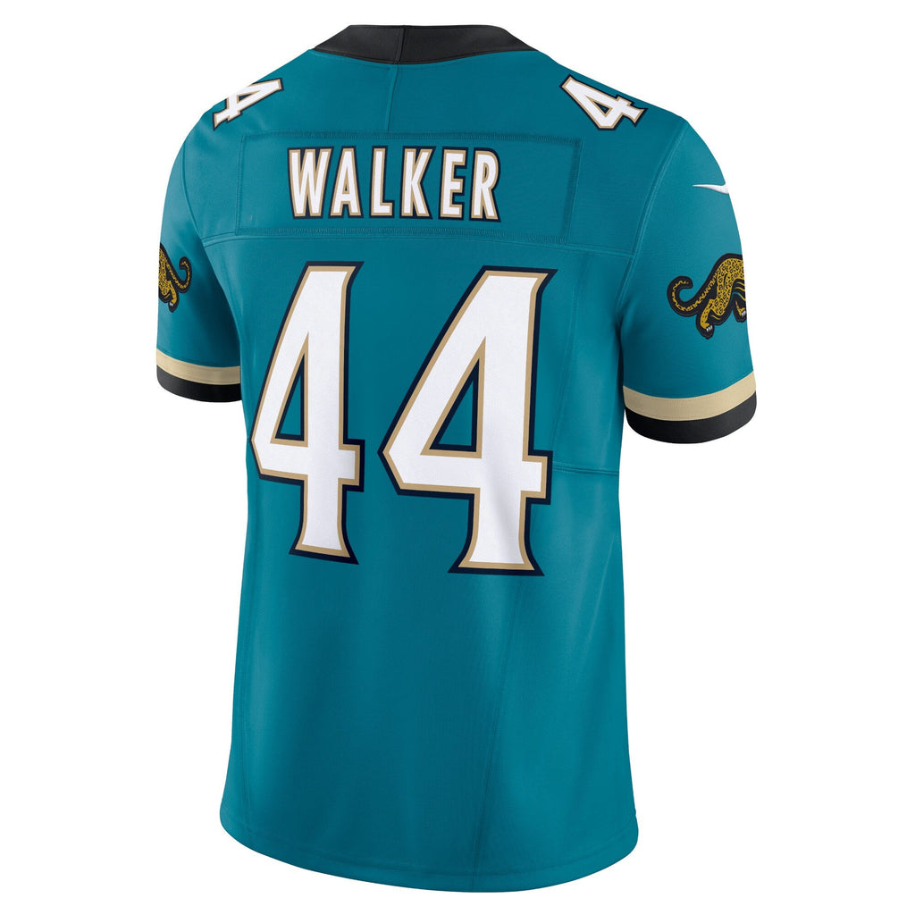 Jacksonville Jaguars Travon Walker Teal Prowler Throwback Vapor F.U.S.E. Limited Football Jersey