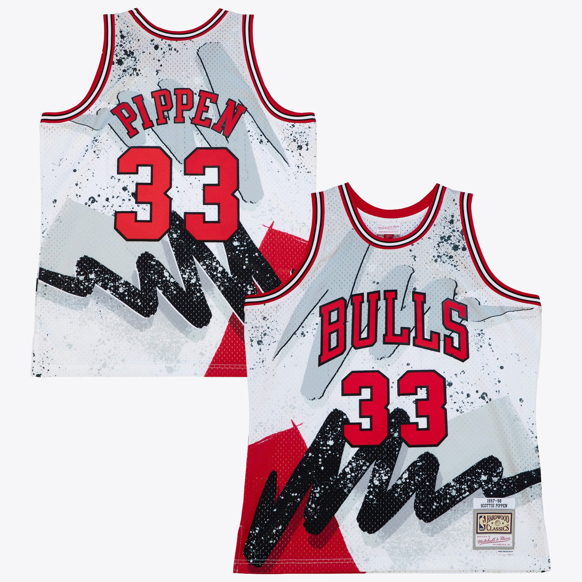 Chicago Bulls Scottie Pippen 1997 Hyper Hoops Swingman Jersey - White