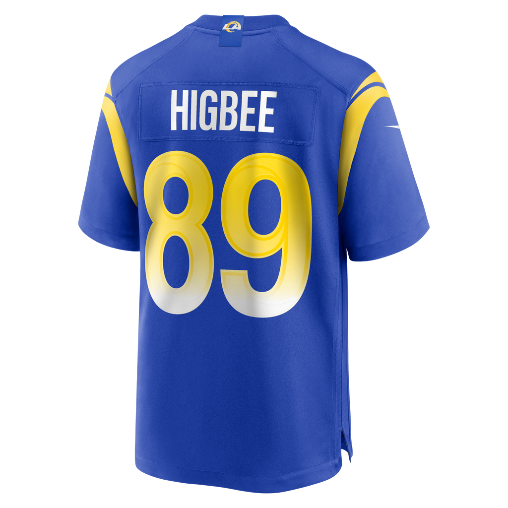 Los Angeles Rams Tyler Higbee Royal Game Player Football Jersey
