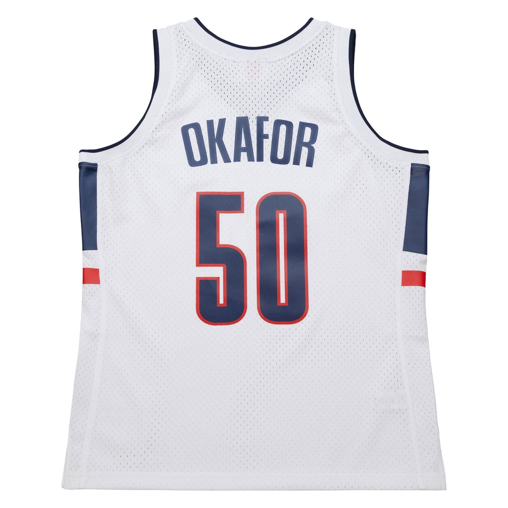 Emeka Okafor UConn Huskies 2001/02 Swingman Replica Jersey - White