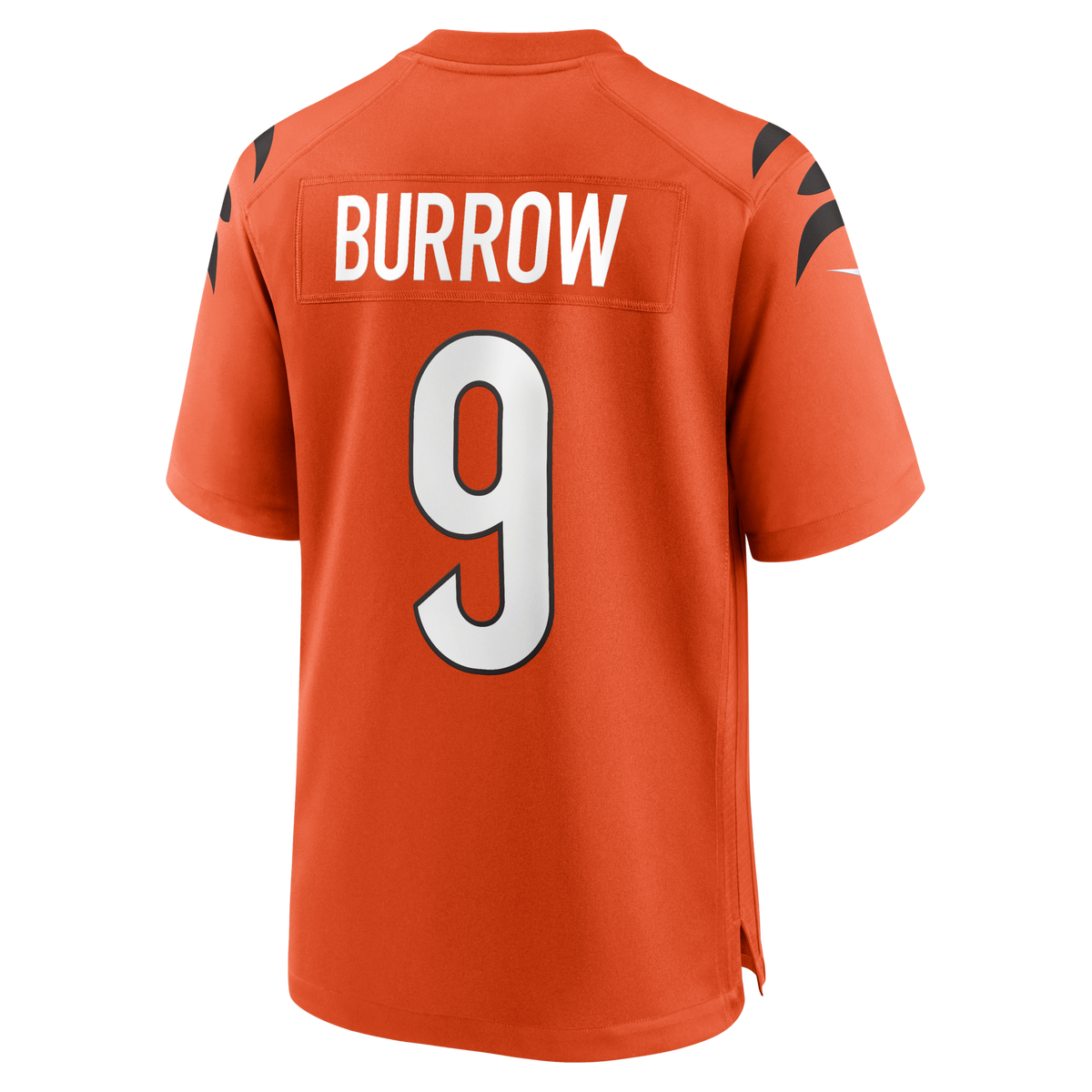Cincinnati Bengals Joe Burrow Orange Alternate Game Football Jersey