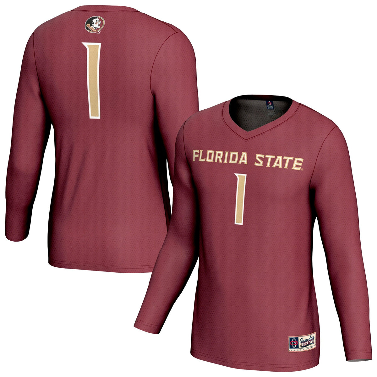 #1 Florida State Seminoles Collegiate Volleyball Fashion Jersey - Garnet