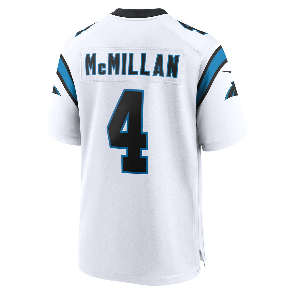 Carolina Panthers Tetairoa McMillan White Game Football Jersey