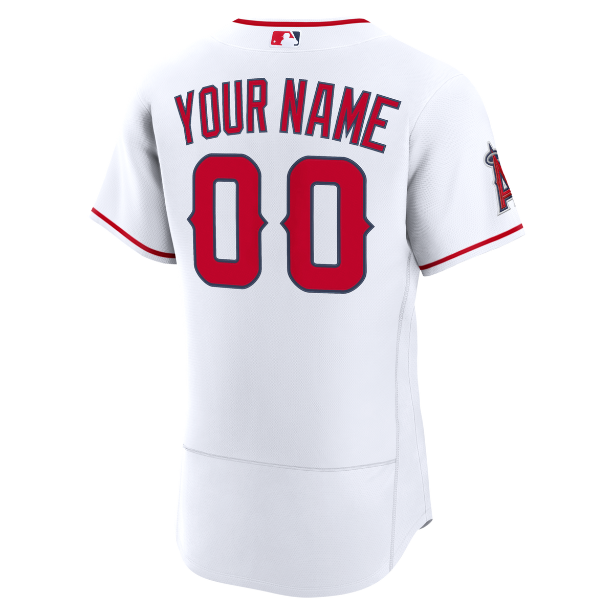 Los Angeles Angels White Home Custom Baseball Jersey