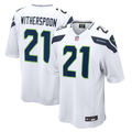 Seattle Seahawks Devon Witherspoon White Game Football Jersey