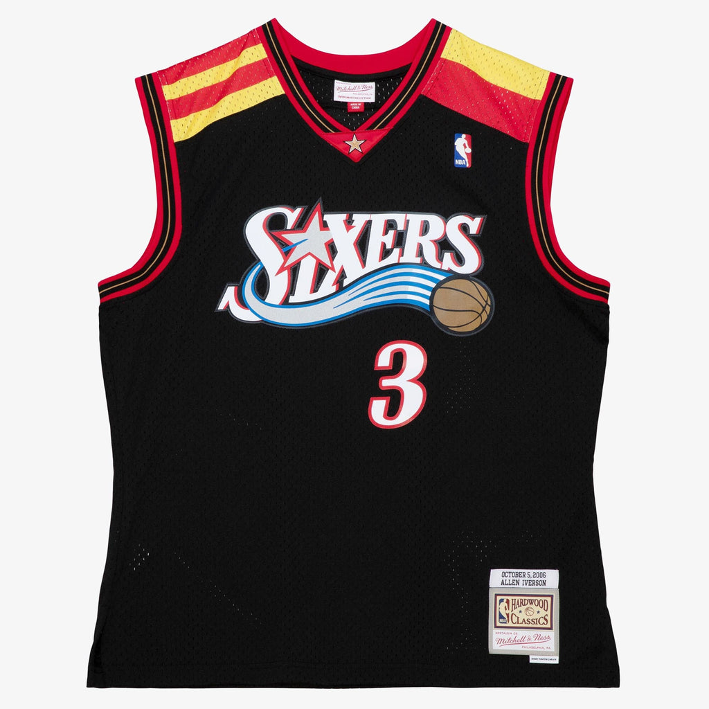 Philadelphia 76ers Allen Iverson 2006 Alternate Spain Jersey - Black