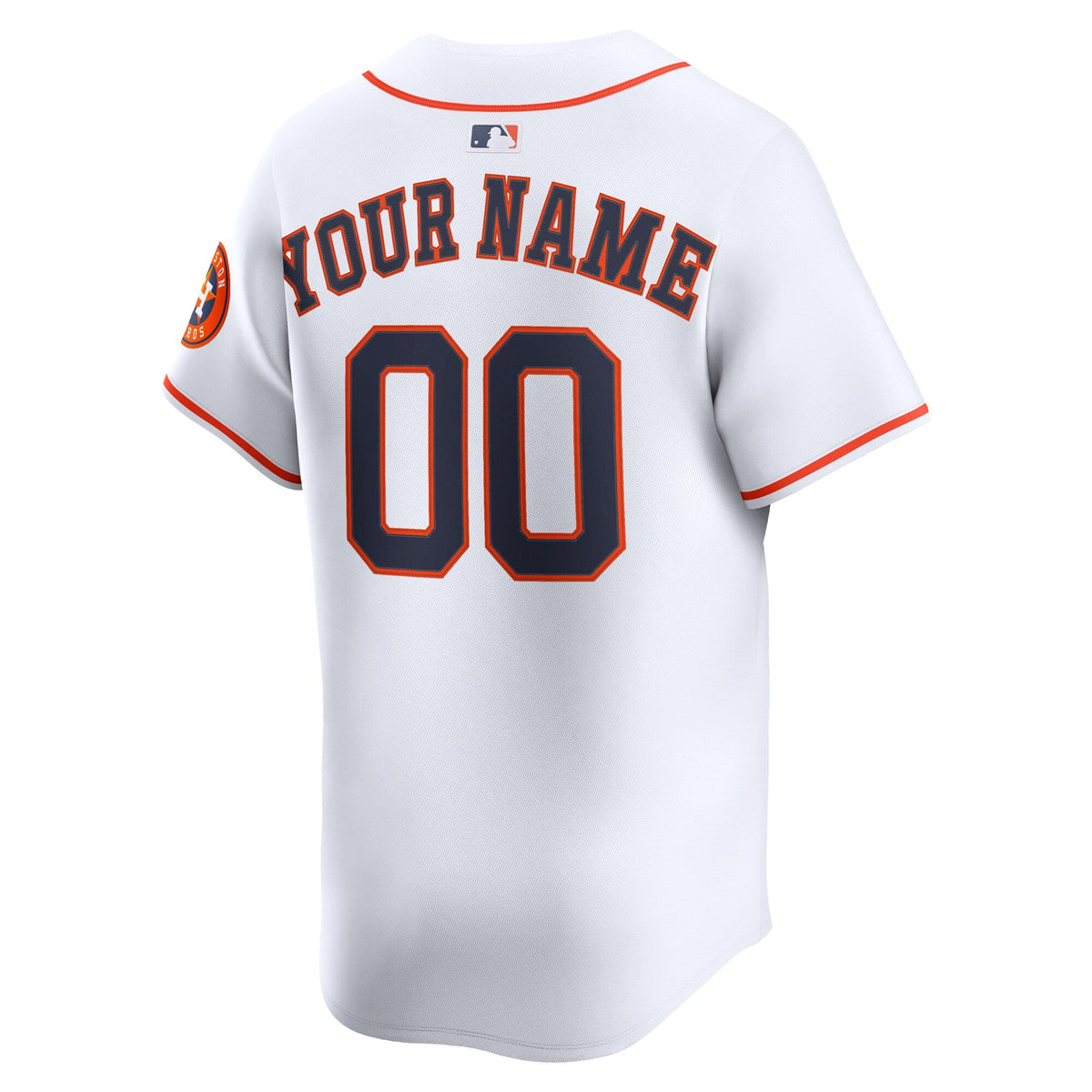 Houston Astros White Home Limited Custom Baseball Jersey