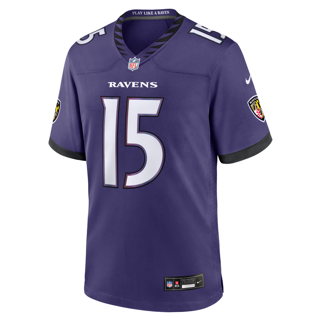 Baltimore Ravens Mike Green Purple Team Game Football Jersey