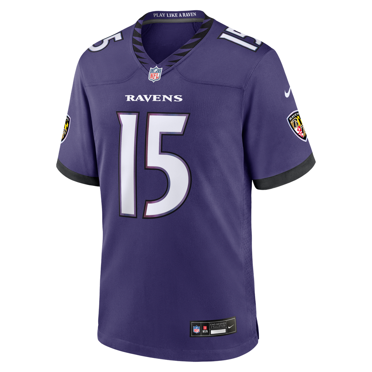 Baltimore Ravens Mike Green Purple Team Game Football Jersey