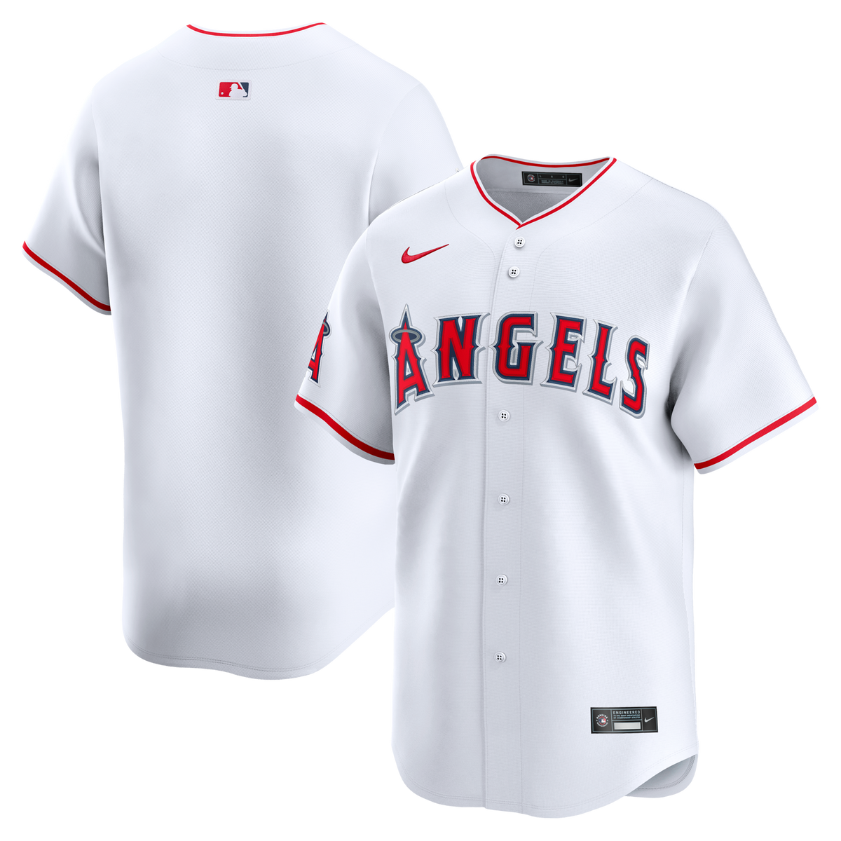 Los Angeles Angels White Home Limited Baseball Jersey