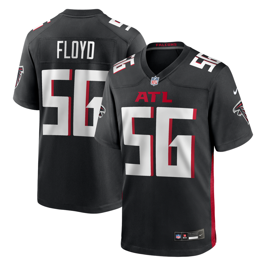 Atlanta Falcons Leonard Floyd Black Team Game Football Jersey