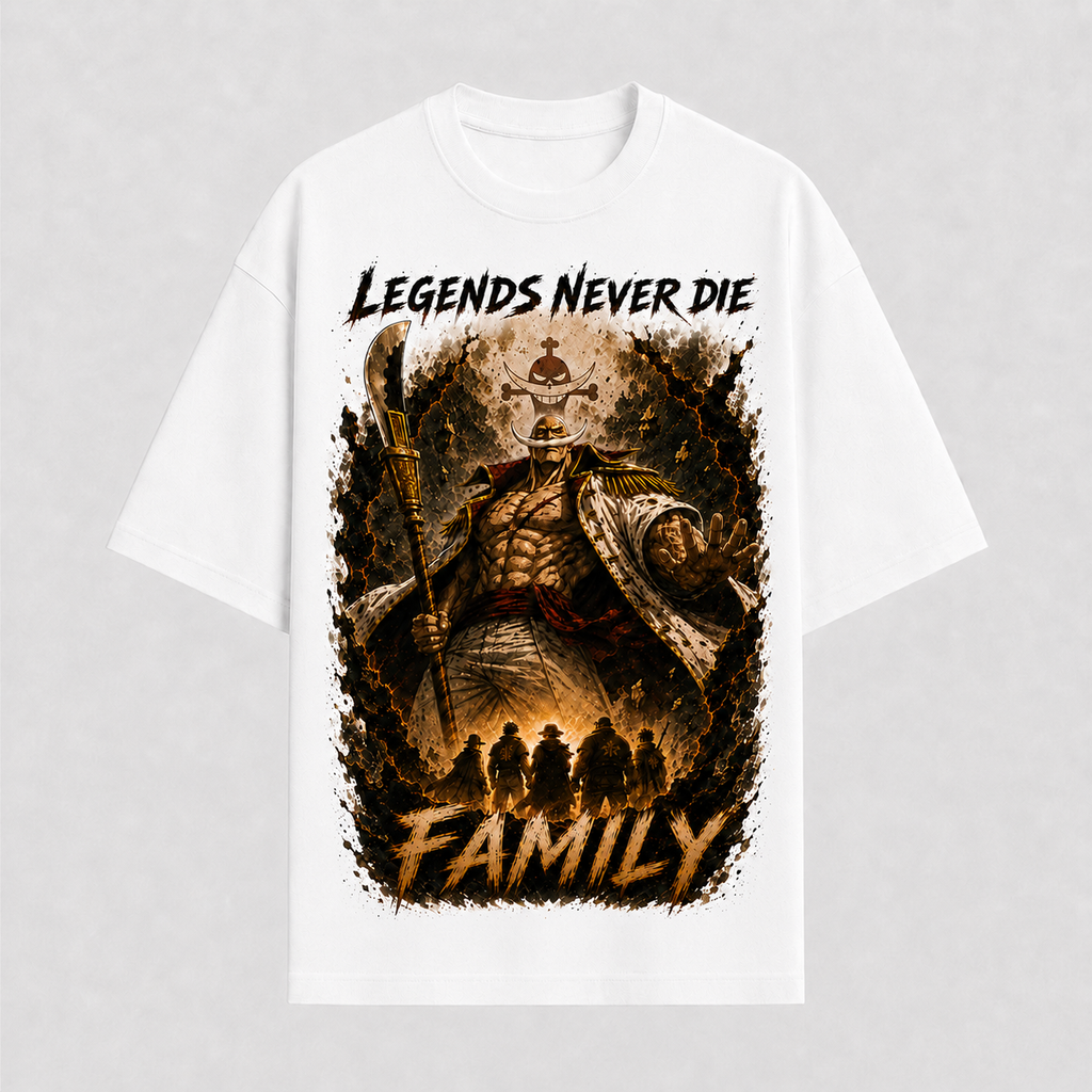 One Piece Anime Graphic Tee - Legends Never Die: Whitebeard and the Quiet Weight of Family