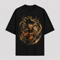 Dragon Ball Anime Graphic Tee - Amber Surge: Goku Unleashed, Directional