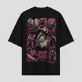 Dragon Ball Anime Graphic Tee - Divine Justice: Goku Black in Rose-Toned Panel Graphic