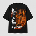 One Piece Anime Graphic Tee - Born to Be Free: Ace and the Firelight Grin