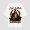 One Piece Anime Graphic Tee - King's Ambition: Shanks, Crimson Ring and Quiet Dominance