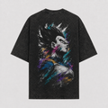 Dragon Ball Anime Graphic Tee - Vegeta: Ink, Splatter and the Weight of a Raised Chin