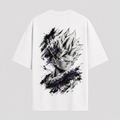 Dragon Ball Anime Graphic Tee - Violet Arc: Gohan Ink Storm
