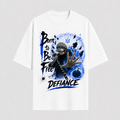 One Piece Anime Graphic Tee - Born to Be Free: Trafalgar Law and the Blue Room of Defiance