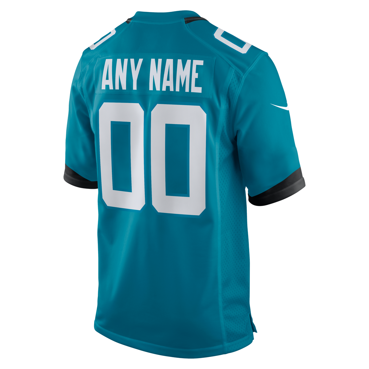 Jacksonville Jaguars Teal Custom Game Football Jersey