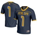 #1 Notre Dame Fighting Irish Lightweight Lacrosse Fashion Jersey - Navy