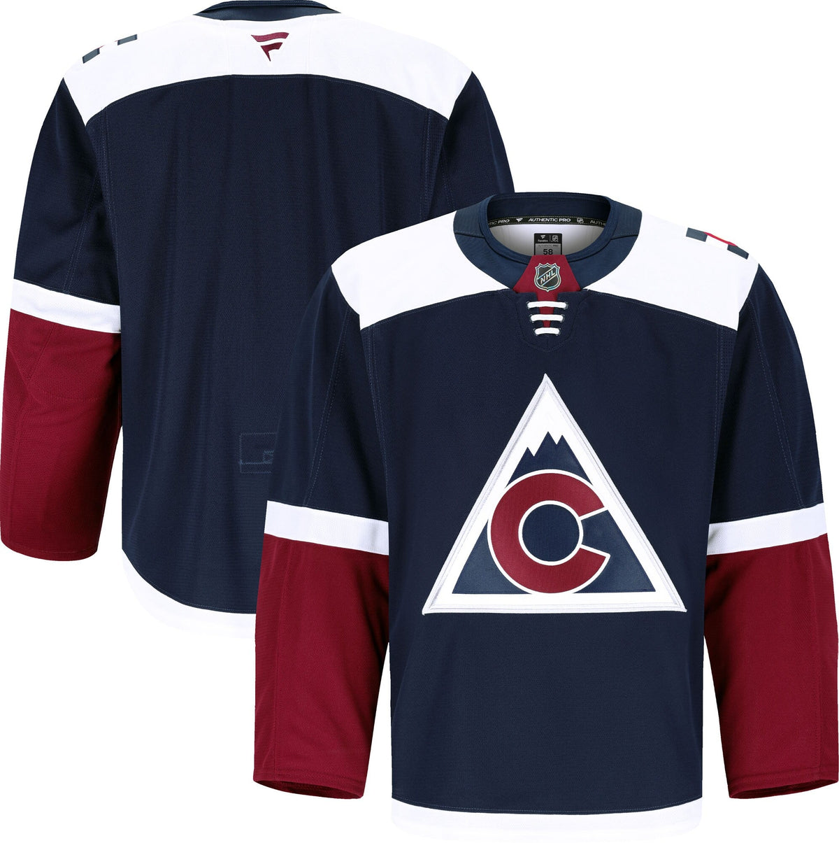 Colorado Avalanche Navy Alternate Pro Jersey
