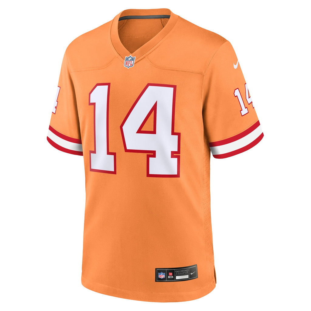 Tampa Bay Buccaneers Chris Godwin Orange Throwback Game Football Jersey