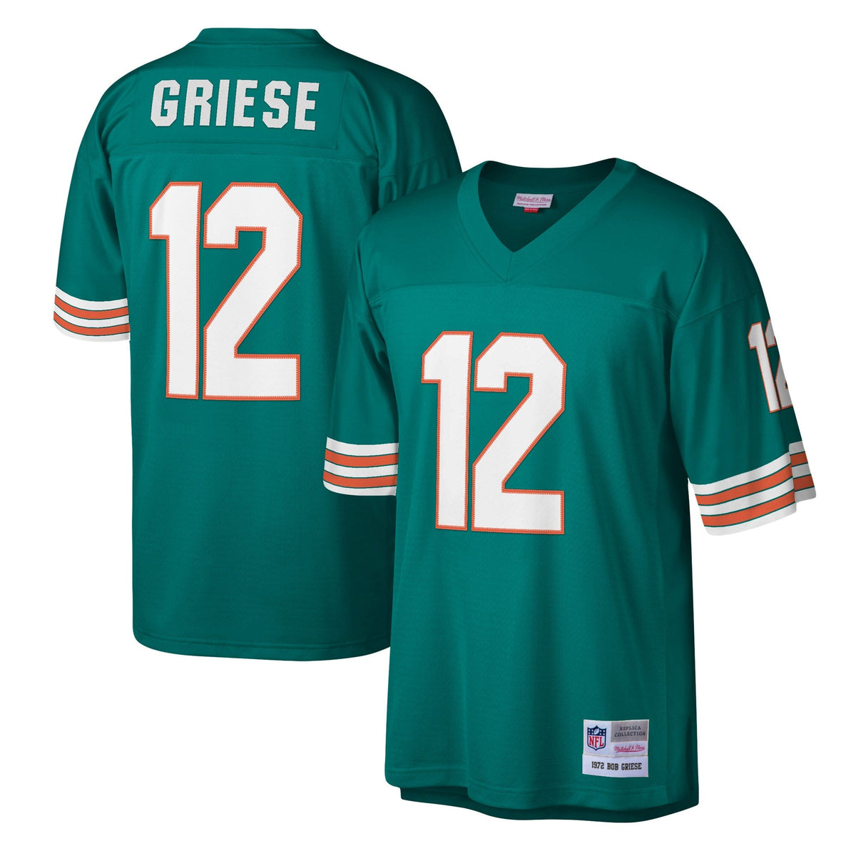 Miami Dolphins Bob Griese Aqua Legacy Replica Football Jersey