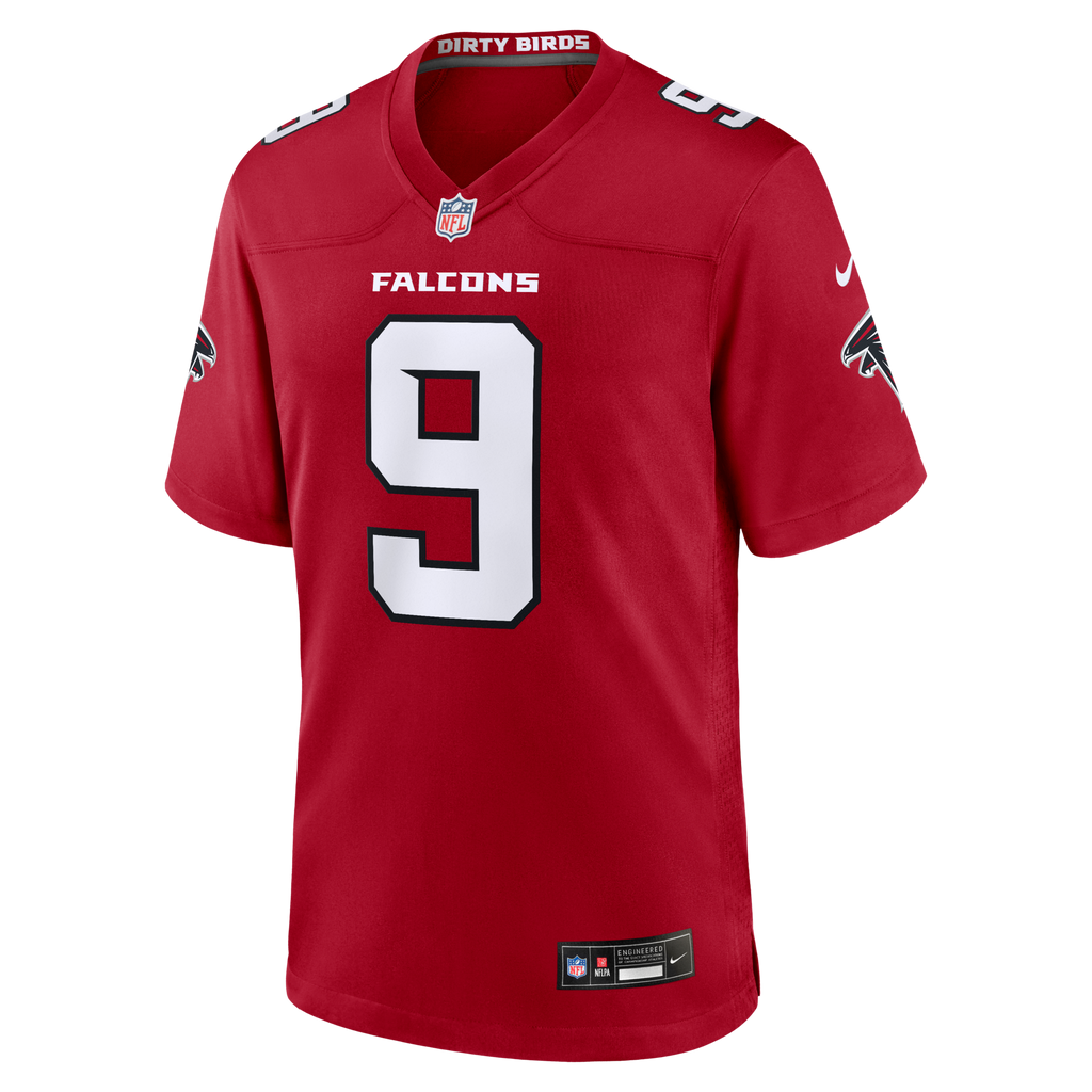 Atlanta Falcons Michael Penix Jr. Red Game Football Jersey