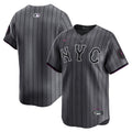 New York Mets Graphite 2024 City Connect Limited Baseball Jersey