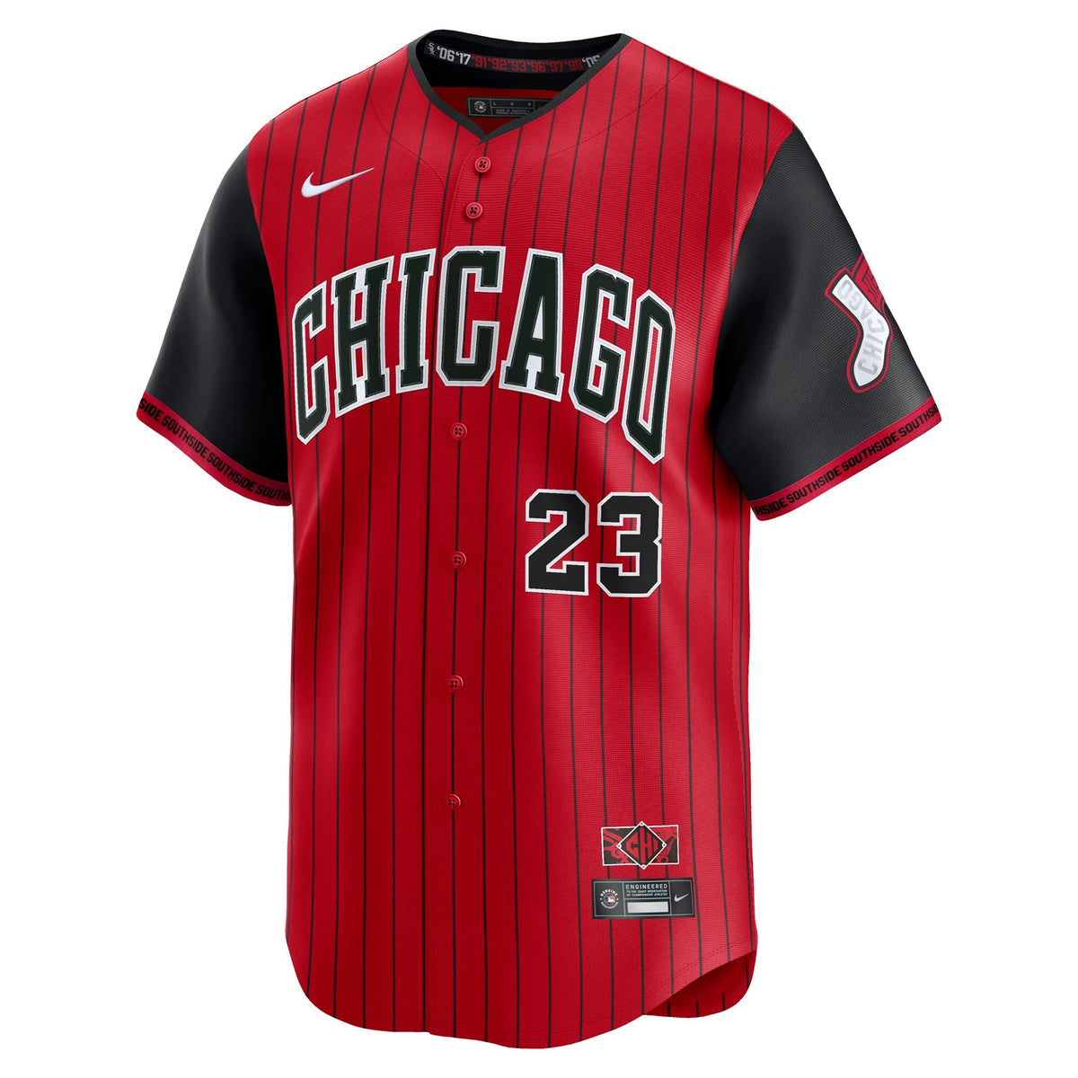 Chicago White Sox Andrew Benintendi Red/Black 2025 City Connect Limited Player Baseball Jersey
