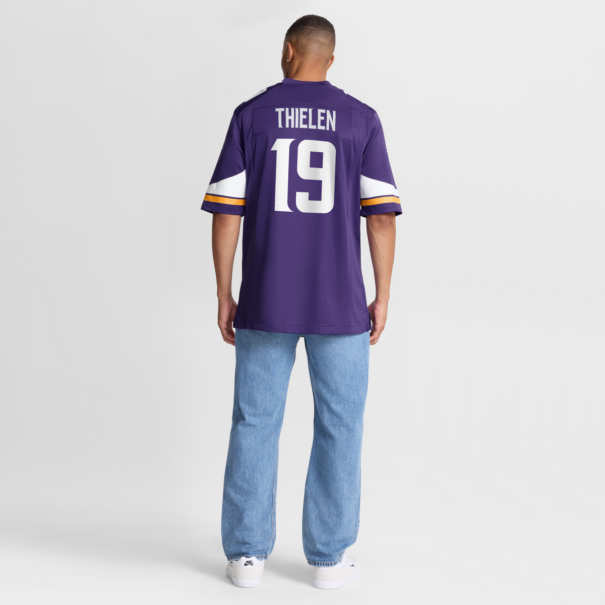 Minnesota Vikings Adam Thielen Purple Game Football Jersey