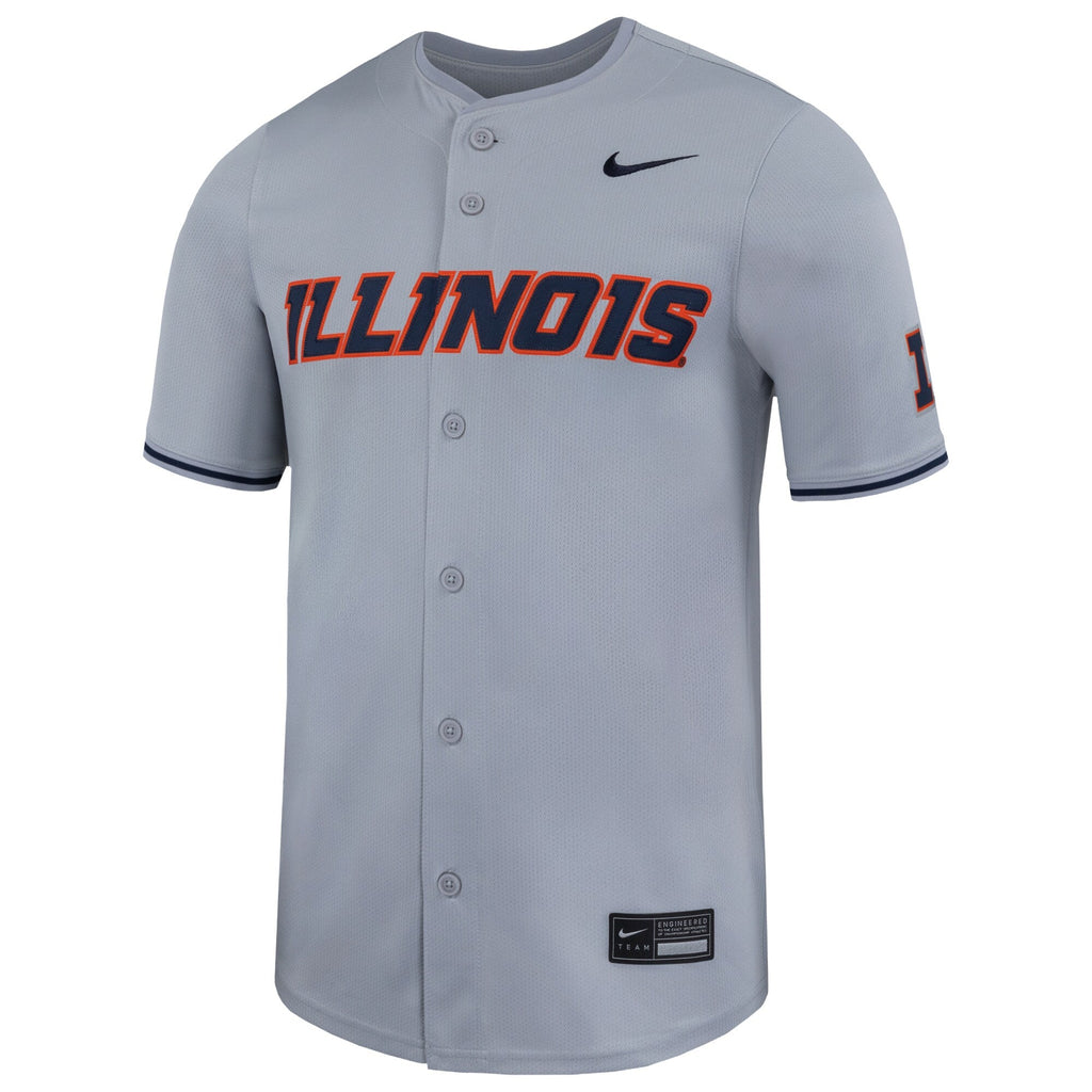 Gray Illinois Fighting Illini Limited Baseball Jersey