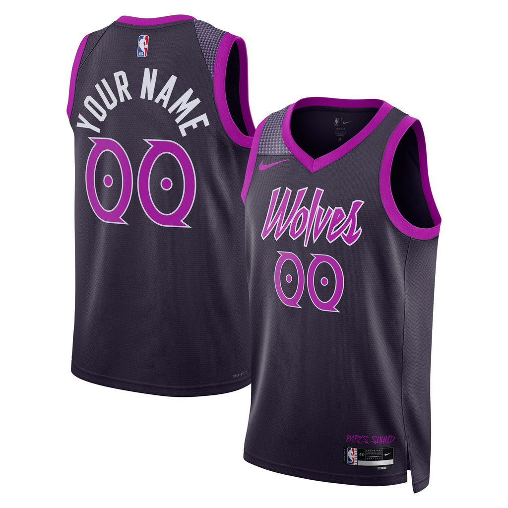 Minnesota Timberwolves 2025/26 City Edition Swingman Jersey - Custom