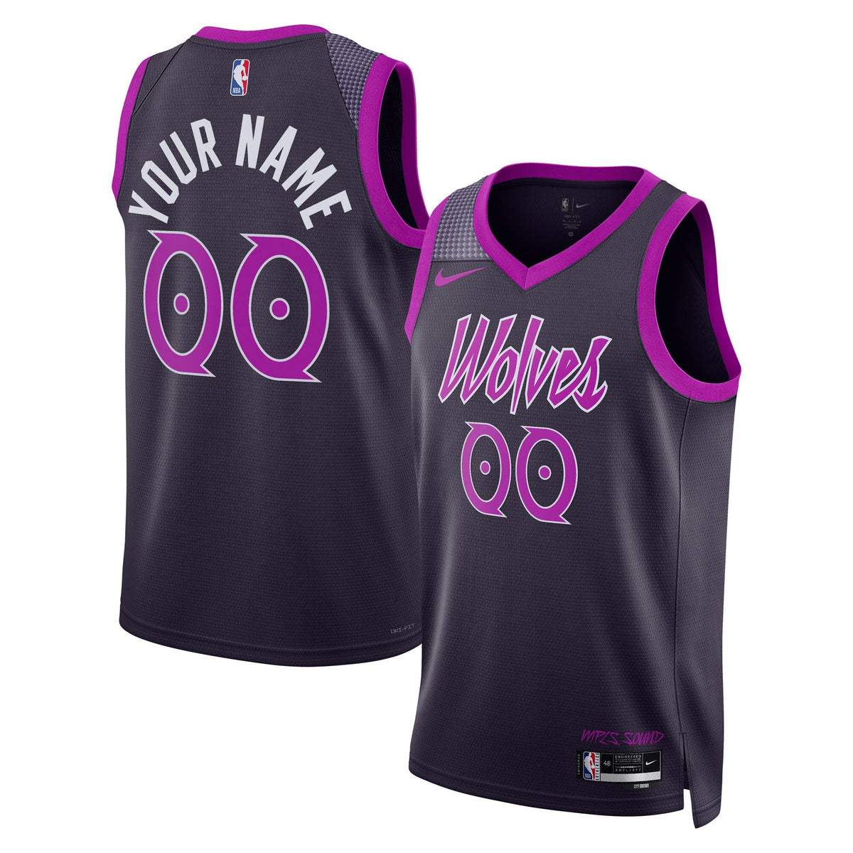 Minnesota Timberwolves 2025/26 City Edition Swingman Jersey - Custom