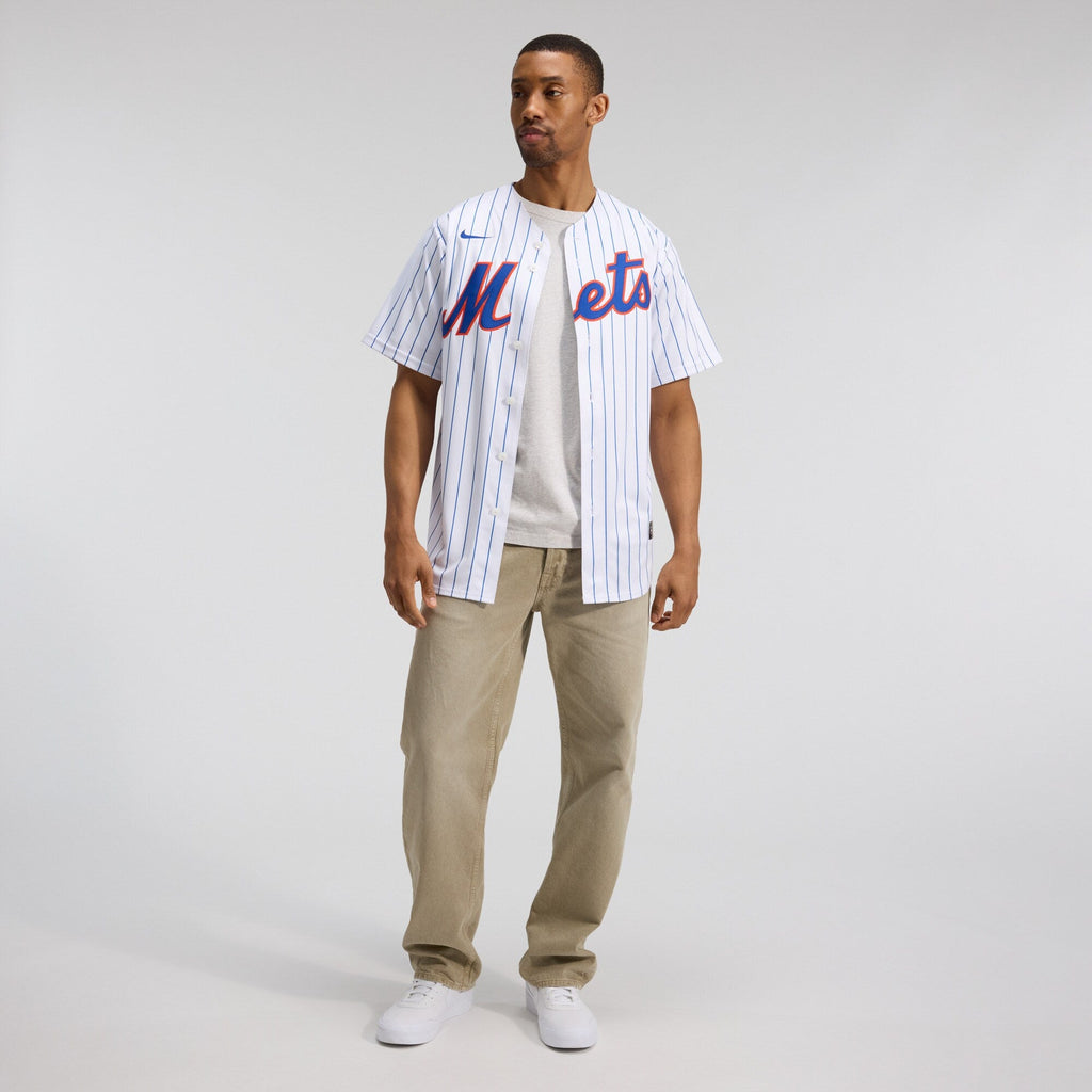 New York Mets White Home Replica Player Baseball Jersey