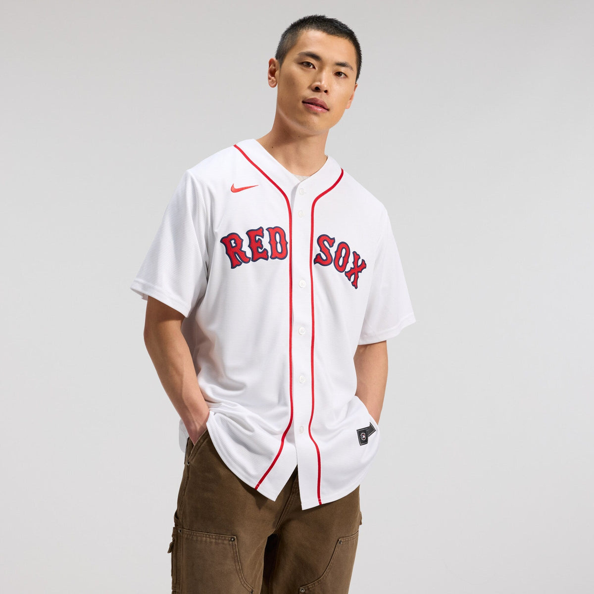 Boston Red Sox Roman Anthony White Home Replica Baseball Jersey