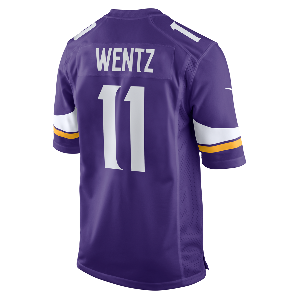 Minnesota Vikings Carson Wentz Purple Team Game Football Jersey