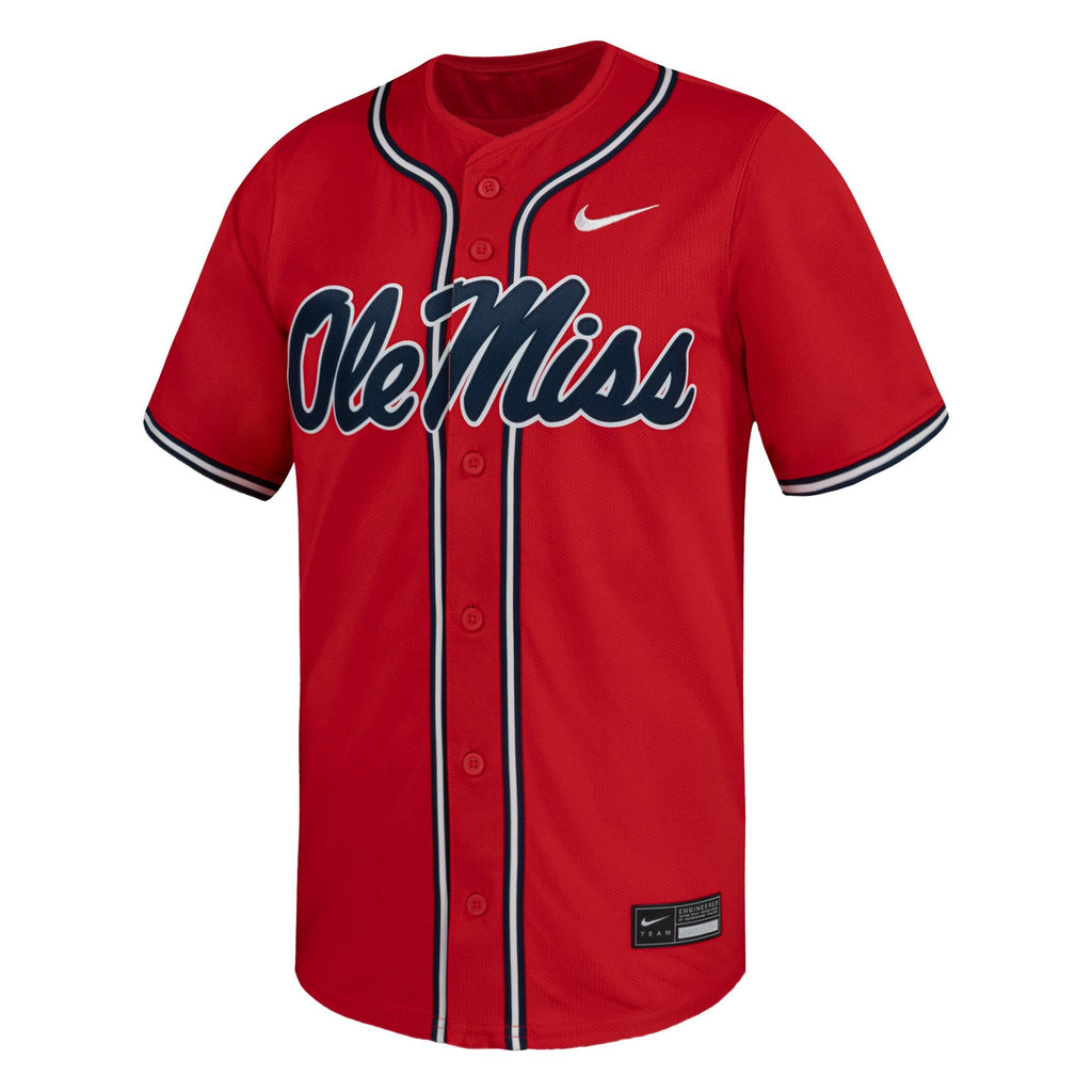 Red Ole Miss Rebels Limited Baseball Jersey