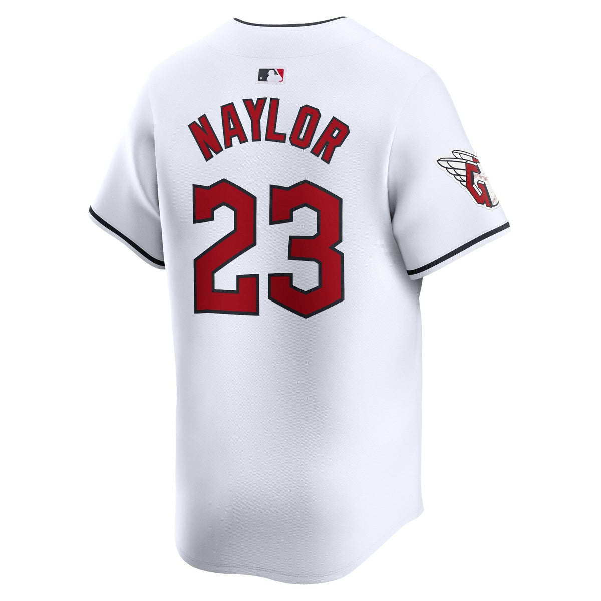 Cleveland Guardians Bo Naylor White Home Limited Player Baseball Jersey