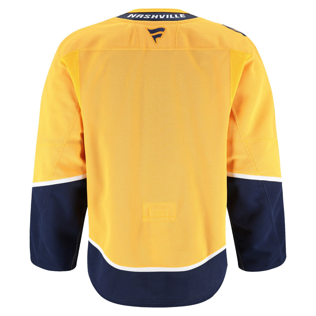 Nashville Predators Yellow Home Pro Jersey