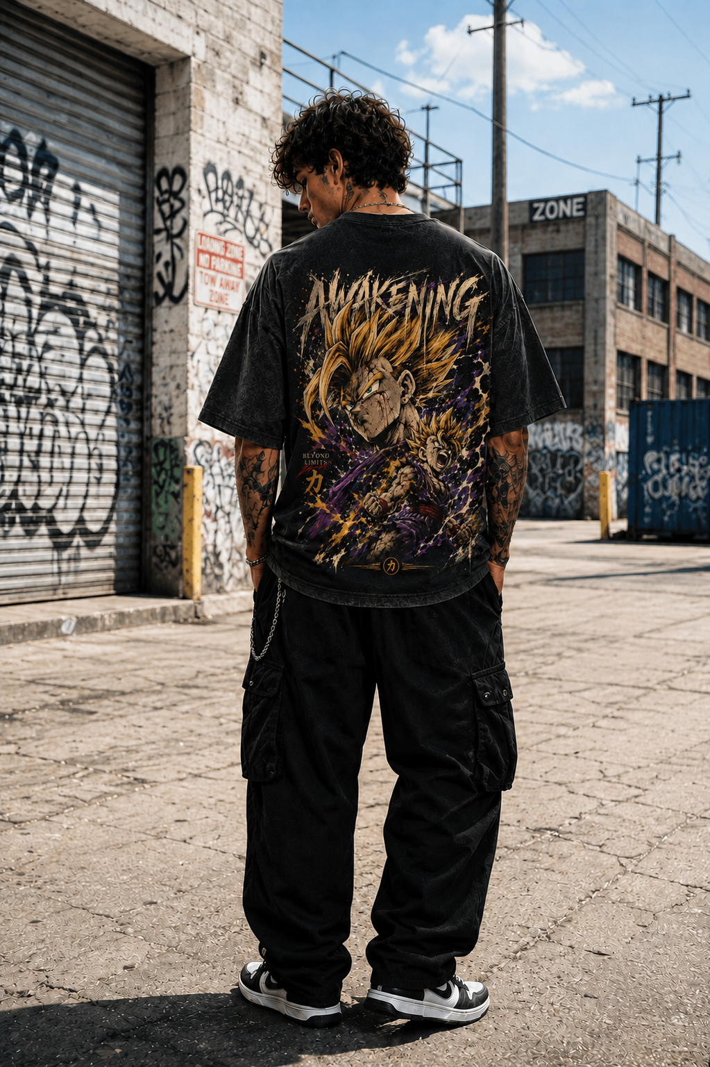 Dragon Ball Anime Graphic Tee - Awakening: Gohan at the Edge of Beyond Limits
