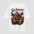 One Piece Anime Graphic Tee - Sea Sovereigns: Buggy Enthroned