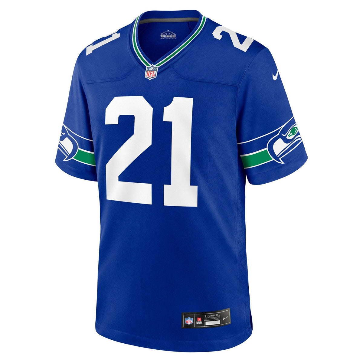Seattle Seahawks Devon Witherspoon Royal Throwback Player Game Football Jersey