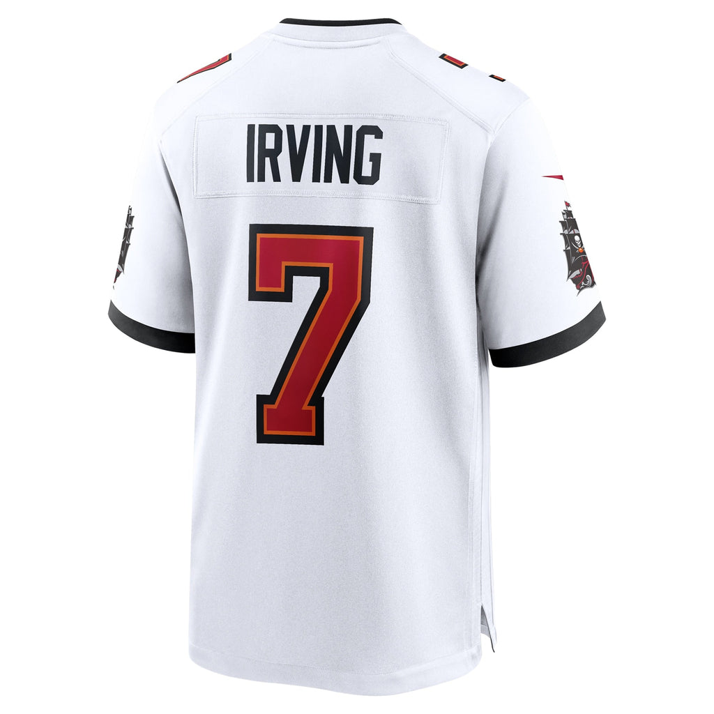 Tampa Bay Buccaneers Bucky Irving White Game Football Jersey