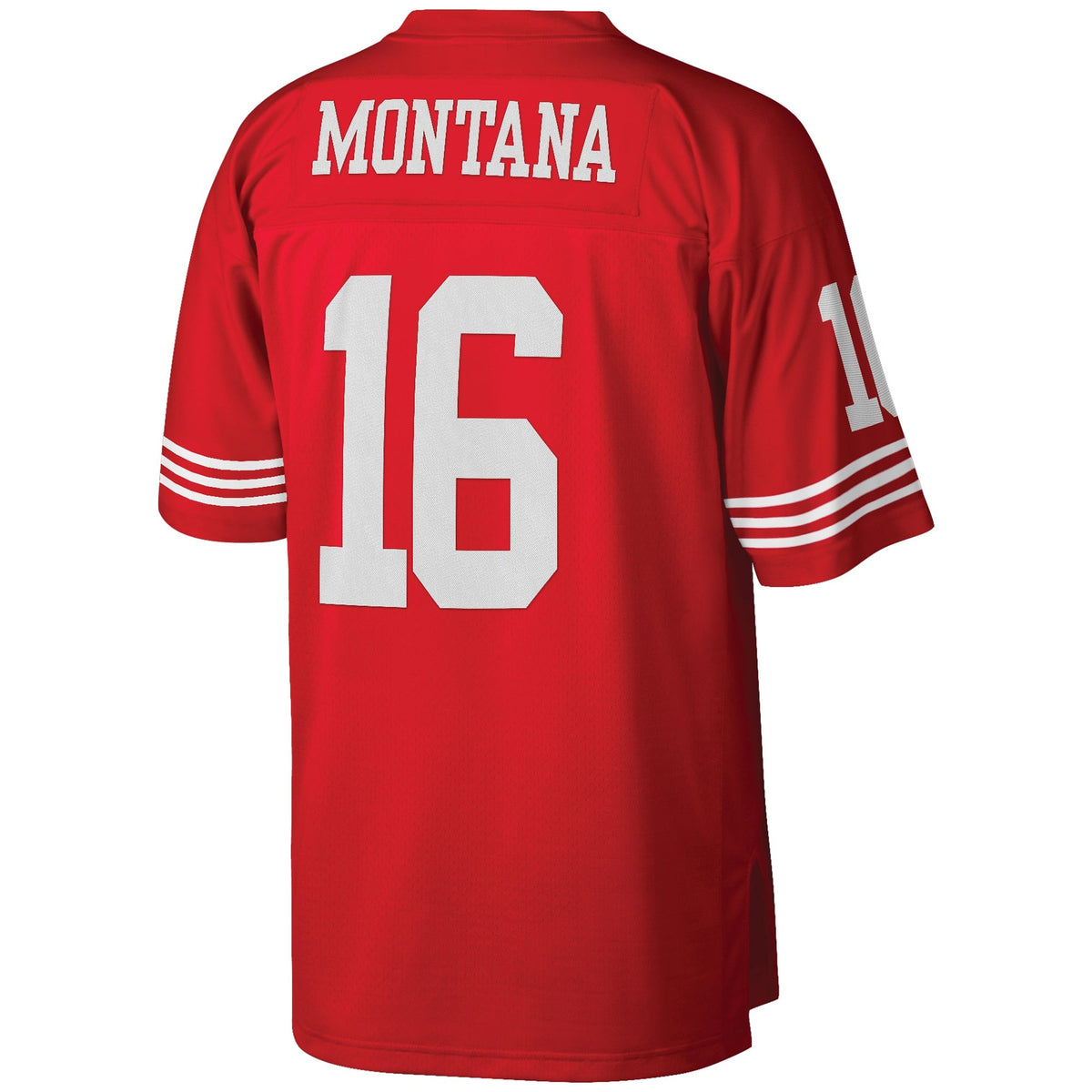 San Francisco 49ers Joe Montana Scarlet Big & Tall 1990 Retired Player Replica Football Jersey