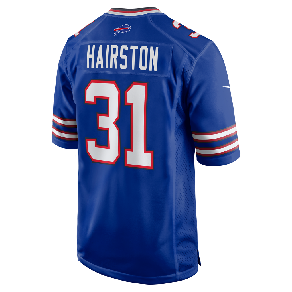 Buffalo Bills Maxwell Hairston Royal Game Player Football Jersey