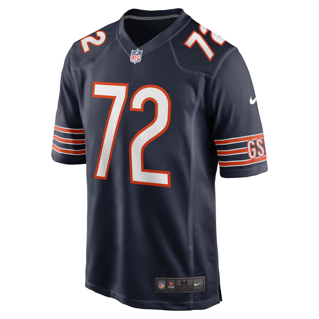 Chicago Bears Kiran Amegadjie Navy Game Football Jersey