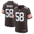 Cleveland Browns Austin Barber Brown Team Game Football Jersey